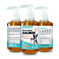 Nutridog น้ำมันปลาแซลมอนป่า 100% น้ำมันปลาแซลมอน น้ำมันปลา สุนัข salmon oil dog สำหรับสุนัขและแมว lp