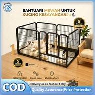 Cat Fence DIY Pet Playpen Cat Cage Pen Fence Heavy Duty Foldable Cat Fence Indoor Outdoor