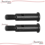 MEATHERSTORE 2Pcs/Set RC Car Wheel Shaft, 23mm Black RC Front Wheel Axle, RC Upgrades Parts High Str
