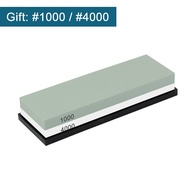 หินลับมีดมีด Professional Waterstones COMBINATION Grit 2000/6000 Whetstone Sharpening พร้อมฐานไม้ไผ่