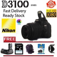 Nikon D3100 VRII kit lens Dslr Camera (Used)