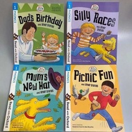 Read with Oxford: Stage 1 Phonics: Biff, Chip and Kipper :Picnic Fun and Other Stories,4 books Set