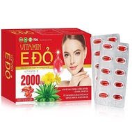 Vitamin E Đỏ 2000 IU- Bổ sung Vitamin E chống oxy hóa hạn chế lão hóa giảm sạm da nám da- giúp cho l