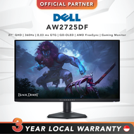 Dell Alienware AW2725DF | 27" QHD | 360Hz | 0.03 ms GTG | QD-OLED | AMD FreeSync | Gaming Monitor
