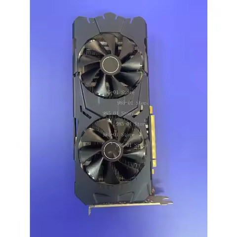 Desktop Computer Graphics Card, RX580 16GB 2048SP Game Video Card, 3 Ports New Stock Card