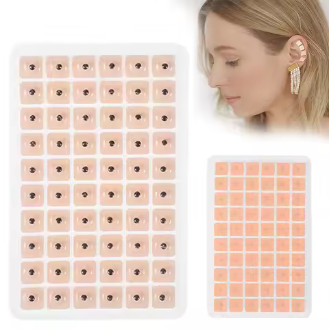 60/300 Stickers Ear Point Stickers Ear Pressure Stickers Acupuncture Seed Bead Ear Stickers Massage 