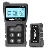 Penguji Kabel Rangkaian, VXSCAN NF-488 Penguji Kabel POE untuk Power Over Ethernet, Kit Penguji Kabe