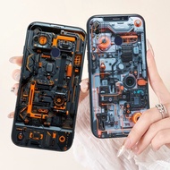 For Itel P33 Plus Casing Cool Fashion Space Marble Soft Candy Silicone Shockproof Back Cover For Ite