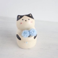 八割貓擺飾．乾燥花架