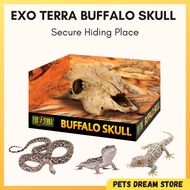 Exo Terra Large Buffalo Skull Reptile Hiding Place / Reptile Basking Area / Terrarium  Desert or rai