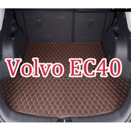 Suitable for Volvo EC40 Dedicated Car Leather Rear Compartment Mat Wear-Resistant Waterproof Rear Tr