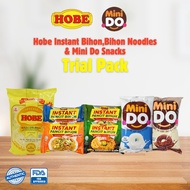 Hobe Instant Bihon, Bihon Noodles & Mini Do Snacks Trial Pack Instant Food