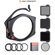 K&F Concept Square Filter Kit CPL ND8 ND64 ND1000 with 4 Adapters Ring