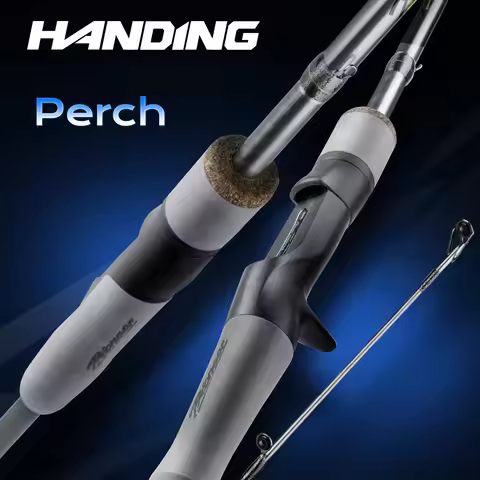 HANDING Pioneer Perch Fishing Rod 1.8-2.44m Moderate Fast Action Medium Power 24 Ton Carbon Fiber TS