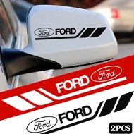 1 Pair Pack Car Rearview Mirror Sticker Bumper Cover Scratch Decal Suitable for Ford Fox Ranger Wildtrak Transit Edge Everest Fiesta