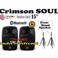 Speaker Aktif 15 Inch Crimson Show 15 Dan Crimson Soul 15 Inch