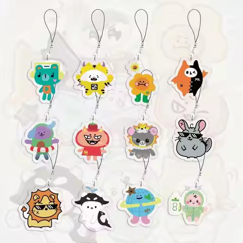 Thailand GMMTV Pondphuwin Kaotungfirst GeminiFourth Jimmysea Acrylic Mobile Phone Charms AouBoom khu