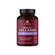Ancient Nutrition Collagen Protein Brain Boost, Collagen Protein Capsules Brain Supplement for Reduc