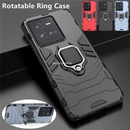 Casing For Vivo V25 pro V25pro V25E V 25 Bumper Ring Bracket Phone Case Shockproof Hard Back Cover