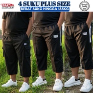 seluar tracksuit 4suku plus size 3xl hingga 13xl kain tebal dan bergetah