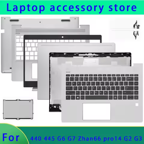 Brand new for HSN-Q21C 440 G7 445 G7 zhan66 pro 14 G3 laptop LCD screen back cover screen frame hing