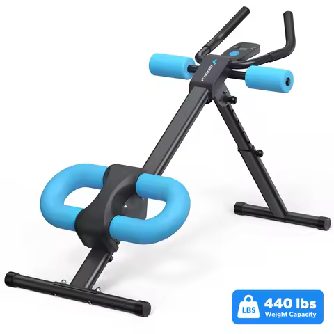 MERACH 2314 Ab Machine Adjustable Trainer Workout Foldable Knee Protection Abdominal Exercise Machin