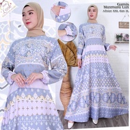 WPS Collection - Gamis Maxmara Silk teratai - Gamis Husna Muslimah Ukuran Jumbo - Pakaian Gamis Wani