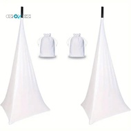 Speaker Stand Cover-Dj Speaker Covers Stretchable Tripod Stand Skirt Speaker Stand Scrim Cover for S