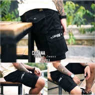 What's MORE HITS Men's Short Cargo Pants Mountain Cargo Mma Beach Gym Running Fitness Series I9880