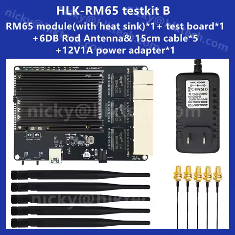 Free Ship Hi-Link WiFi 6 Router Module (AX3000) - OpenWrt, Dual-Band 2.4/5.8G, HLK-RM65/68/60, Testk