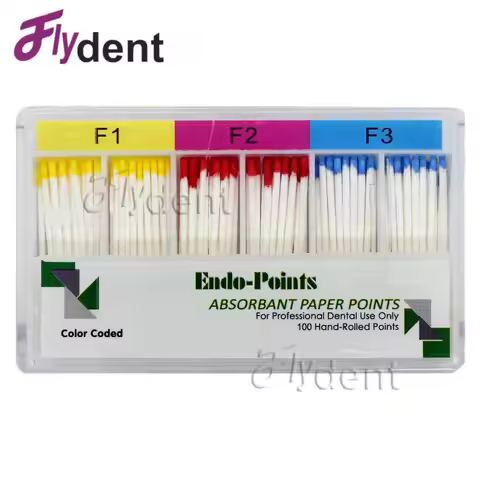 Absorbent Paper Points F1F2F3 Dental Root Cancel Files Endodontics Cotton Fiber Tips Dentist Product