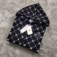 Zipper Hoodie Full Print NY MLB Full Tag Label - Jaket New York Motif Logo