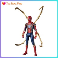 Toystoryshop 7inches Avengers Movie Iron Spider Man Action Figure Marvel Spiderman Figurine Collectible Toy Home Decor Kids Toys Birthday New Year Gift for Boys