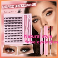 Eyelash extension set False Eyelashes Natural 8-16Mm D-Volume Eyelash With Bonds & Seal