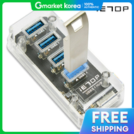 E-TOP | U3-36 USB 3.1 Type Led Powered Hub for External Hard Drives Pcs Laptops. Recommended 4-Port