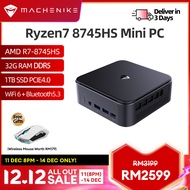 [Delivery in 72 Hours]Machenike GTR Mini PC Ryzen7 8745HS 32GB DDR5 1TB High Performance Mini Deskto