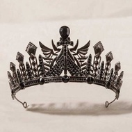LARP Gothic Black Metal Crown For Vampire Costume Accessories