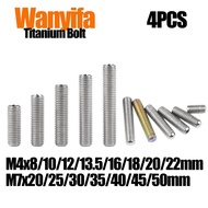 Splendor Wanyifa Invisible Bolt Set M4x8/10/12/13.5/16/18/20/22mm M7x20/25/30/35/40/45/50mm Titanium Alloy Headless Threaded Allen Screws Hardware