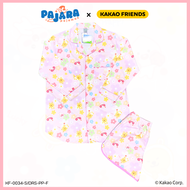 ชุดนอน Pajara Pajamas KF-0034 ลาย Apeach Daisy ลิขสิทธิ์แท้ Kakao Friends แบรนด์ PAJARA