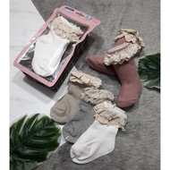 George Baby Lace Plain Socks / Lace Socks