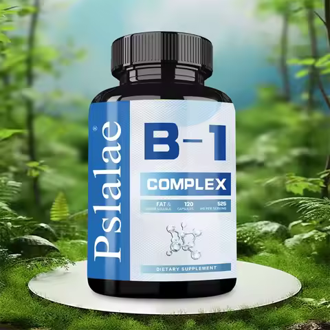 Vitamin B1 Complex - Fatigue, Digestion, Stress, Mood Formula, Boosts Energy and Metabolism - 120 Ca