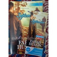 Novel September Penulis Farah Husain (Novel Melayu Condition Seperti Baru)‼️