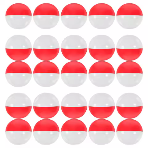 50Pcs Clear Round Balls Plastic Refillable Fillable for Party Favors Candy Storage Vending Machine G