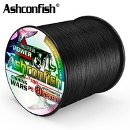 Ashconfish 8 Wire Multifilament Pe Line 500M 8 Strands สายถัก Braided 6-300LB ปลาคาร์พอุปกรณ์ตกปลาญี