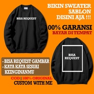 CUSTOM SWEATER| CREWNECK CREWNECK | MAKE A SINGLE SWEATER | CUSTOM COUPLE SWEATER | SWEATER SCREEN P