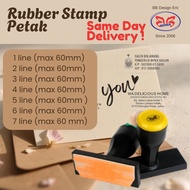 POS WITHIN 48 HOUR CUSTOM MADE RUBBER STAMP, COMPANY CHOP, OFFICE CHOP, SEKOLAH CHOP, BANK CHOP, NAM