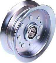Czomoizc Flat Idler Pulley Compatible with MTD 756-05034A JD GY20629 GY22082 Fits D170 D100 L118 L11