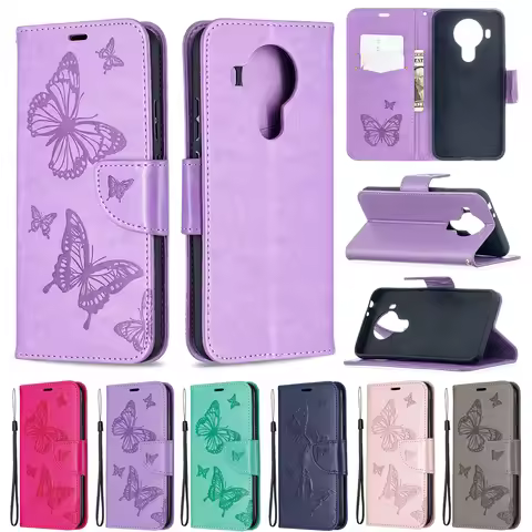 GO*Butterfly Leather Case Wallet Anti-fall Flip Phone Case For NOKIA G42/G310/G22/G21/G11/G20/1.4/5.