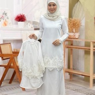 BAJU KURUNG LACE BUDAK SIZE 2Y-12Y
