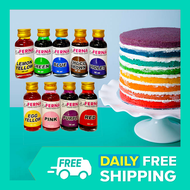 1 bottle 30ml FERNA FOOD COLORING for Baking Cake Fondant Icing Set Slime Blue Chocolate Brown Egg Y
